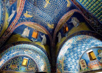 Ceiling mosaic of the Galla Placidia, Ravenna