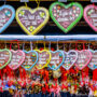 Typical ginger bread heart souvenir in Munich